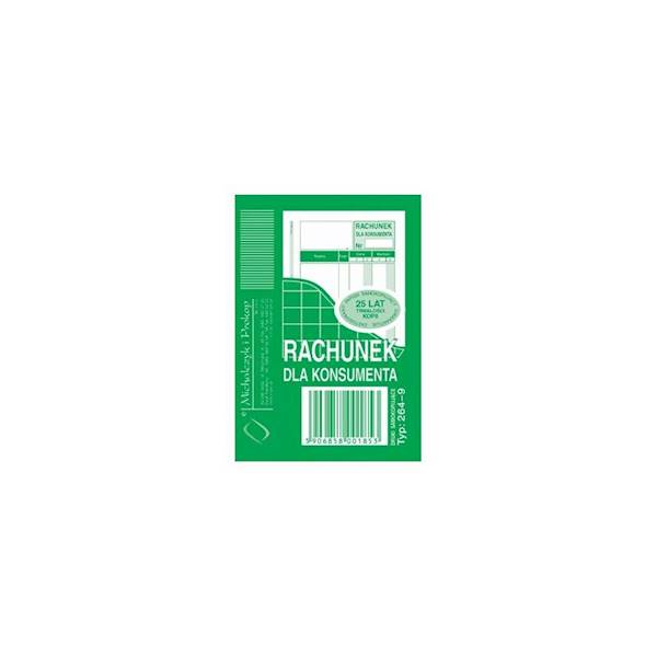 DRUK RACHUNEK DLA KONSUMENTA A7 264-9