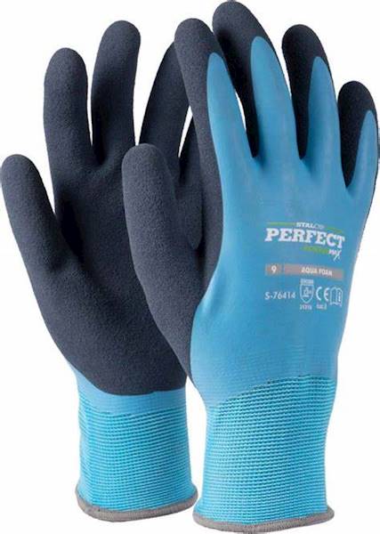 RĘKAWICE NYLONOWE AQUA STALCO FOAM 8-11
