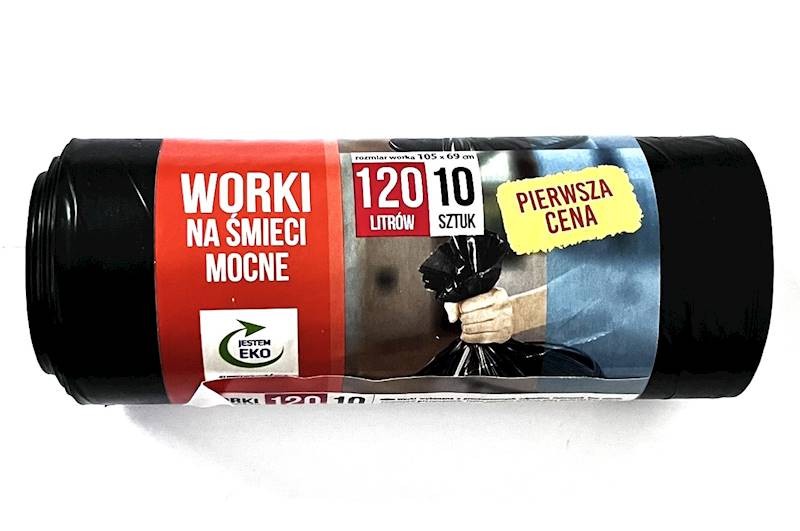 WORKI NA ŚMIECI PIERWSZA CENA MOCNE 120 L