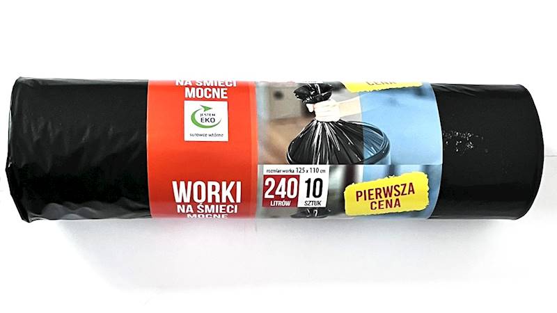 WORKI NA ŚMIECI PIERWSZA CENA MOCNE 240 L 