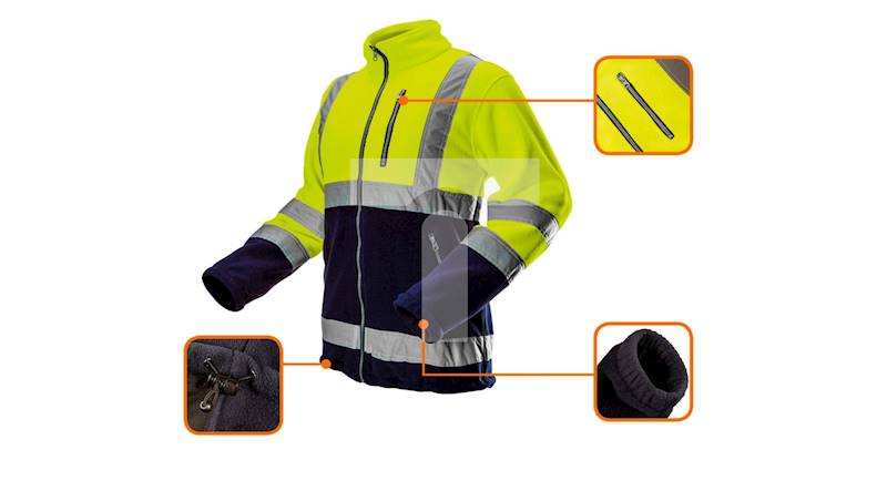 BLUZA POLAROW OSTRZEGAWCZA NEO • rozmiar odzieży: 5XL