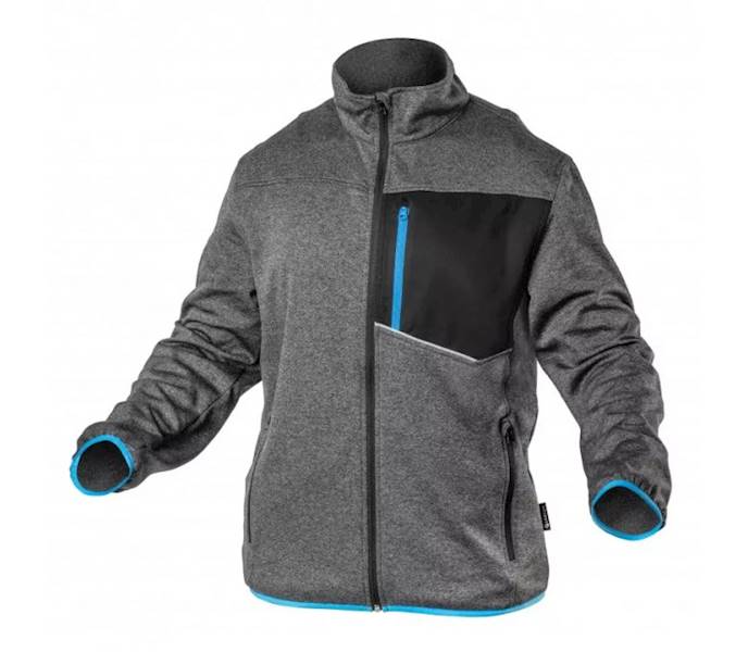 NISTER BLUZA TECHNICZNA MELANŻ/NIEBIESKI • rozmiar odzieży: XL
