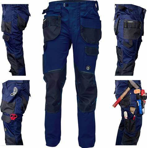 DAYBORO SPODNIE ROBOCZE • kolor odzieży: granatowy • rozmiar odzieży: 3XL