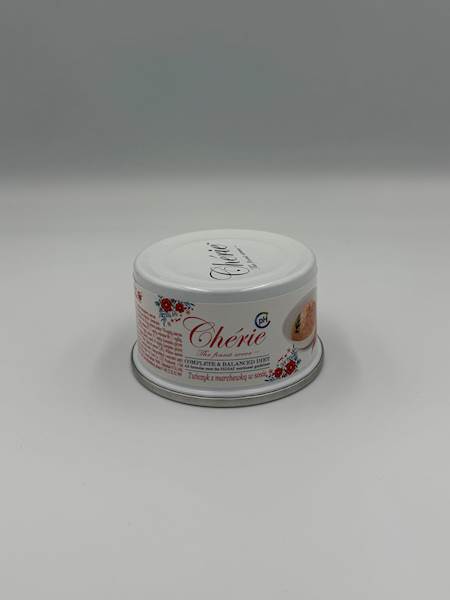 CHERIE TUŃCZYK Z MARCHEWKĄ W SOSIE 80G