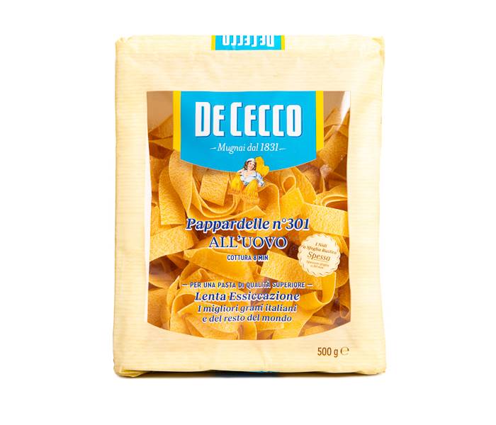 Makaron: Pappardelle z jajkiem De Cecco 500g