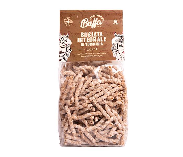 Busiata Trapanese Tumminia Integrale 500g Buffa