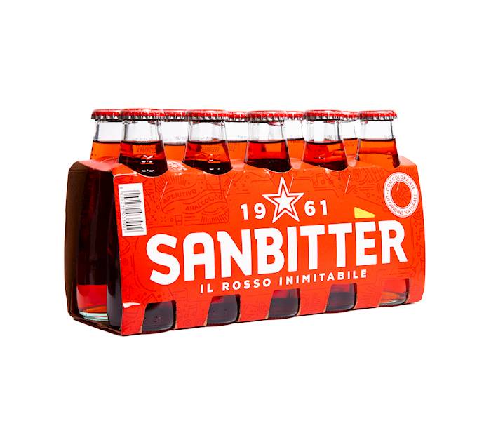 Aperitif bezalk. Sanbitter Rosso 10x100ml