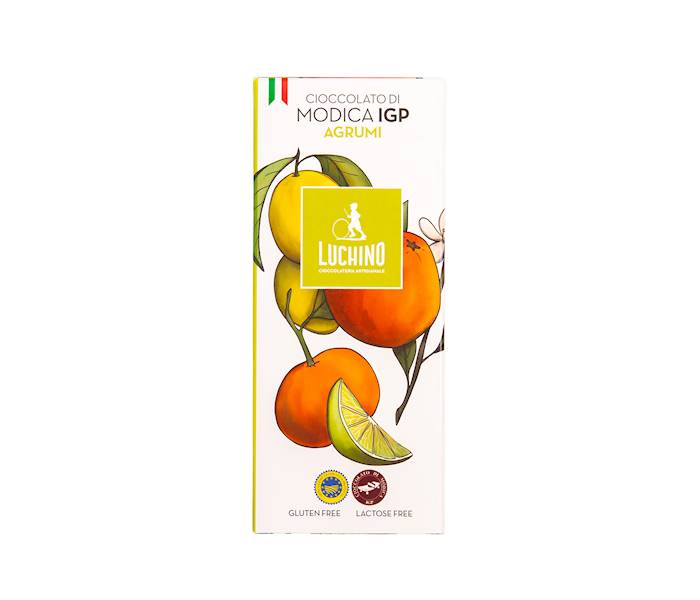 Czekolada di Modica I.G.P z cytrusami 100g Luchino
