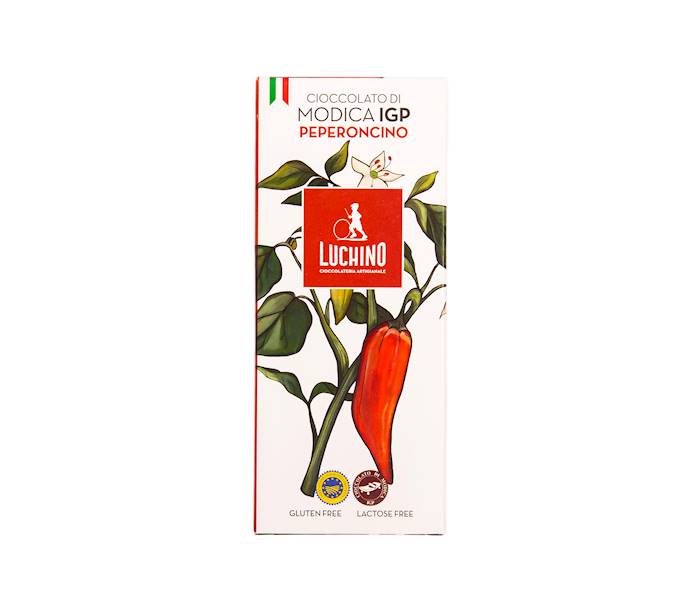 Czekolada di Modica I.G.P z pep. 100g Luchino