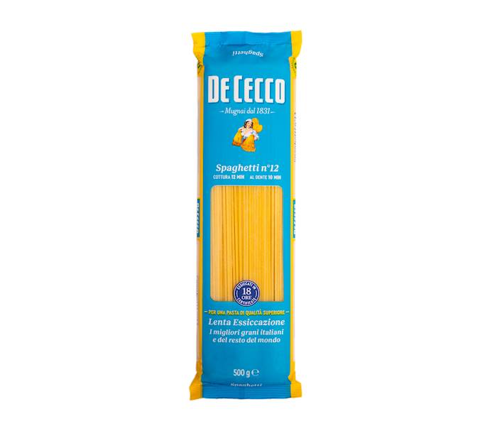 Makaron: Spaghetti N12 De Cecco 500G