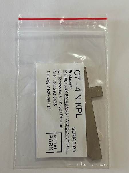 CYFRA 4 - 7CM NIERDZEWNA