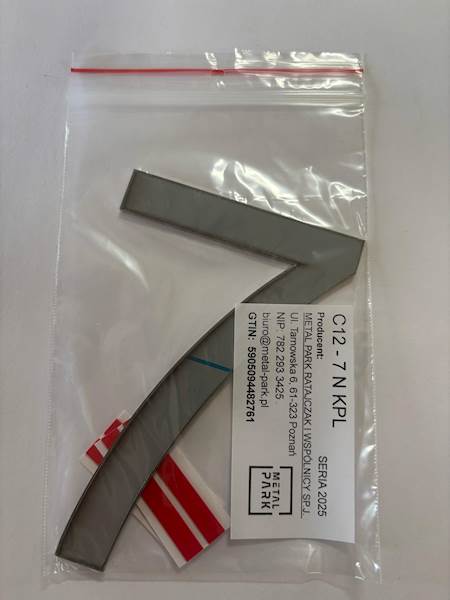 CYFRA 7 - 12CM NIERDZEWNA