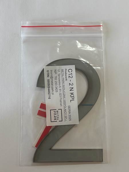 CYFRA 2 - 12CM NIERDZEWNA
