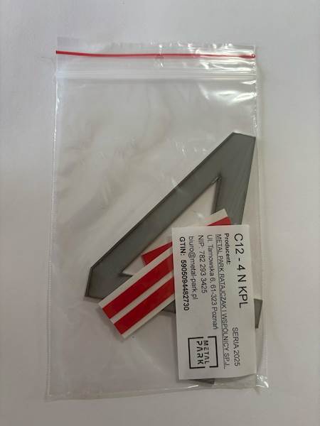 CYFRA 4 - 12CM NIERDZEWNA