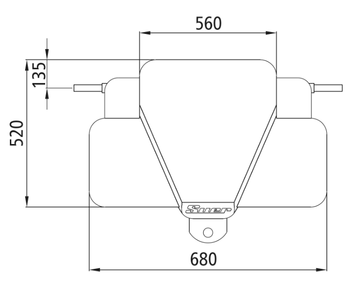 Obciążnik,balast,tuz-400kg zielony