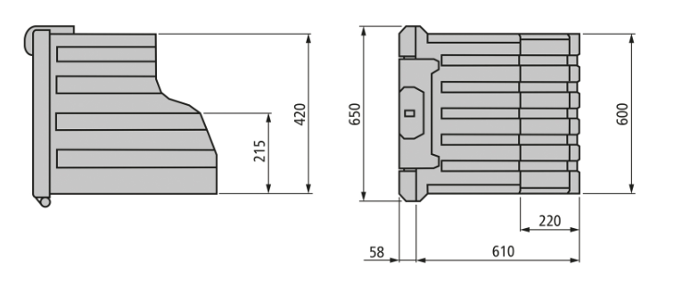 Skrzynka narzędziowa WK-FS 50 605x475/225x620/220