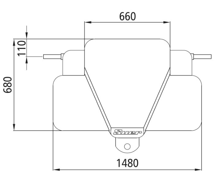 Obciążnik,balast,tuz-1300kg szary