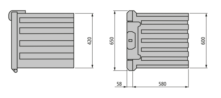Skrzynka narzędziowa WK-FS 30 600/420/580