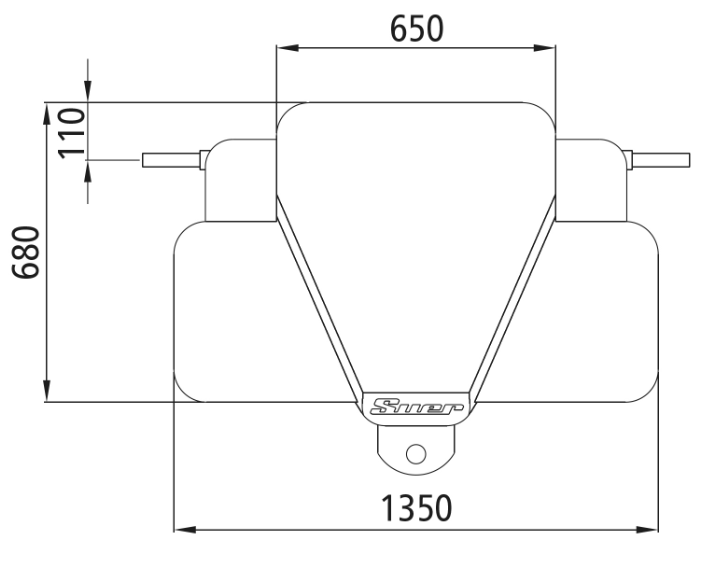 Obciążnik,balast,tuz-1000kg szary
