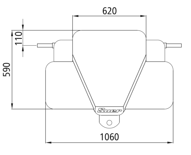 Obciążnik,balast,tuz-700kg szary