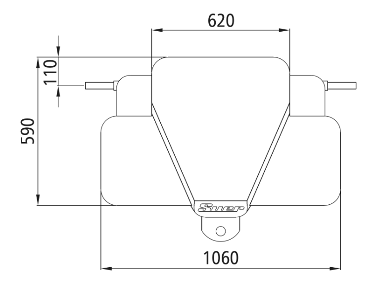 Obciążnik,balast,tuz-700kg zielony