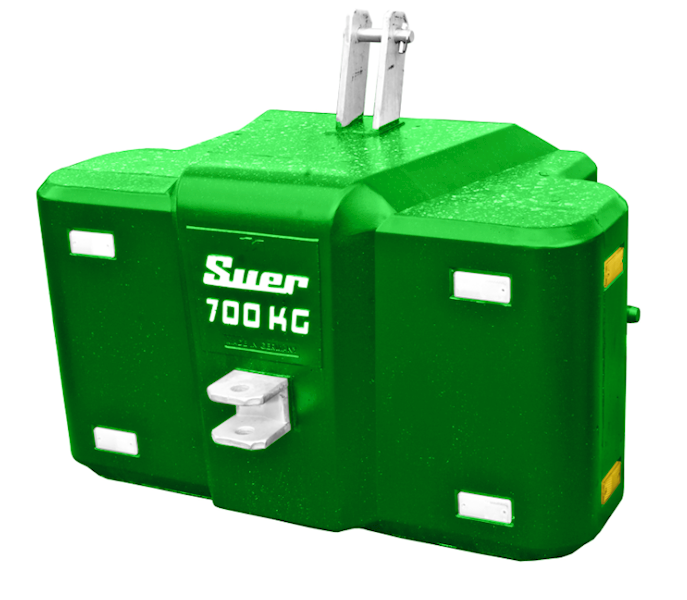 Obciążnik,balast,tuz-700kg zielony
