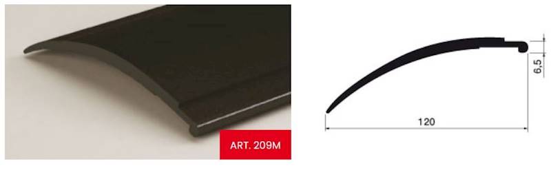 Uszczelka dachu PVC, L=14m, czarna