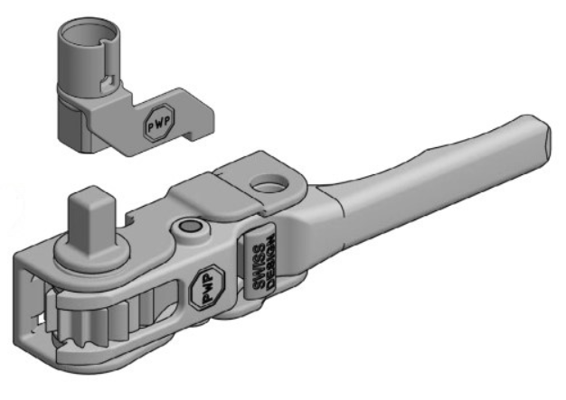 Napinacz plandeki PWP Mini Tender, kwadrat 12 mm 