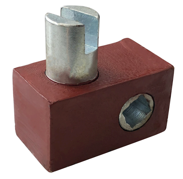 Napinacz plandeki na korbę 14x14mm(40x73mm)podkład