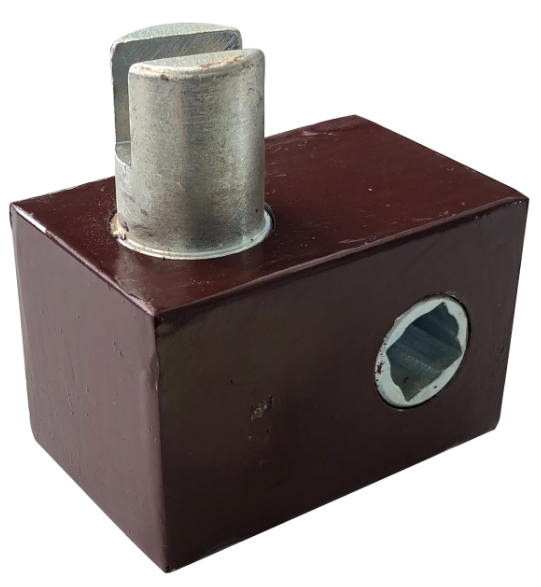 Napinacz plandeki na korbę 14x14mm(50x78mm)podkład