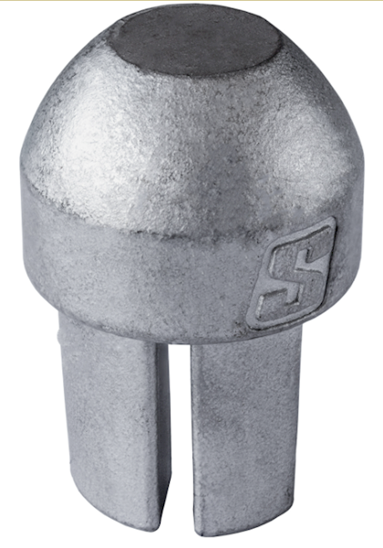 Adapter górny do profilu fi 34 wewnętrzny - Inox