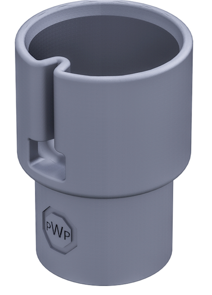 Adapter dolny do profilu fi 34 okrągły zewnętrzny
