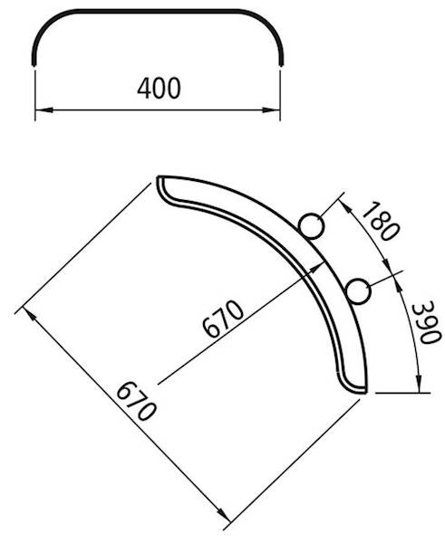 Błotnik L-PE 40.670.07-IKK SG - 40/42