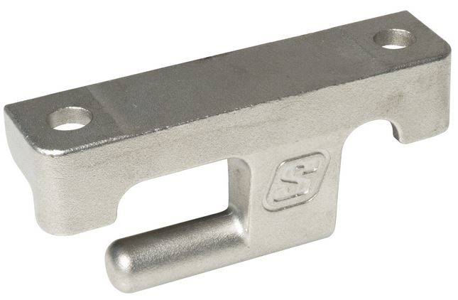 Zawias 90 mm - bolec, stal nierdzewna