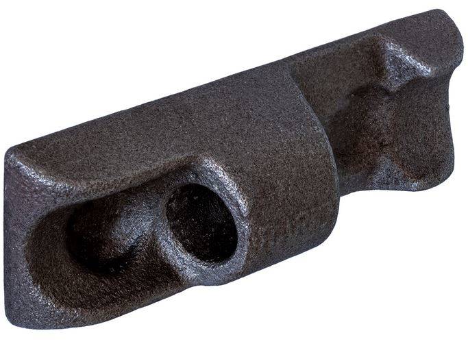 Zawias TIR 120x40mm- gniazdo 2xfi10,5 mm- surowe