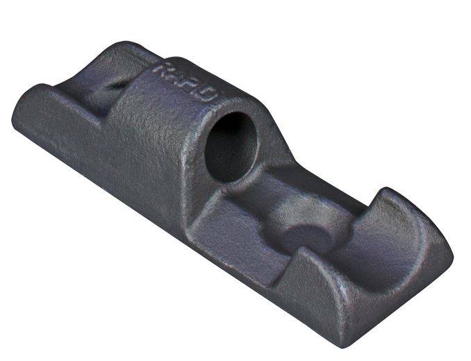 Zawias TIR 120x40mm- gniazdo 2xfi10,5 mm- surowe