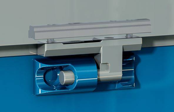 Zawias TIR 119x23mm- trzpień zawiasu 18mm, ocynk