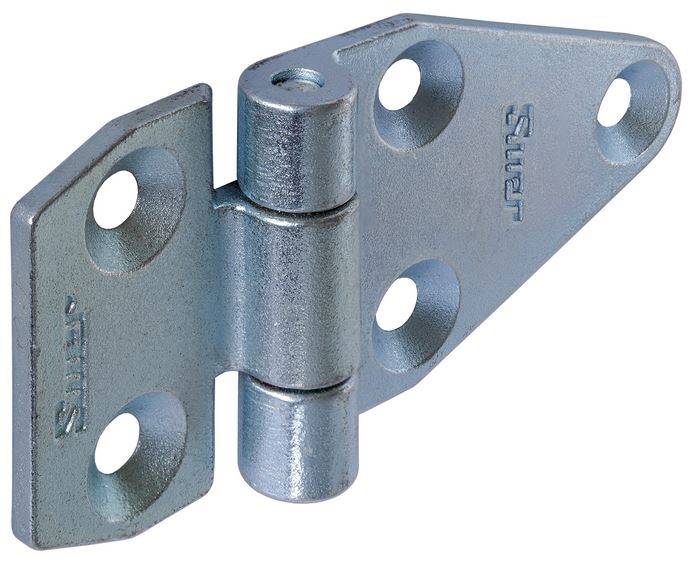 Zawias drzwiowy boczny 50 x 105 mm - ocynk