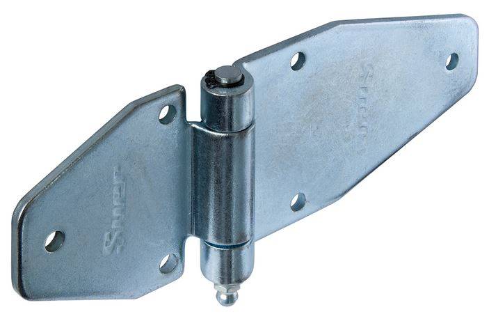 Zawias drzwiowy 187x65 mm - stal ocynkowana