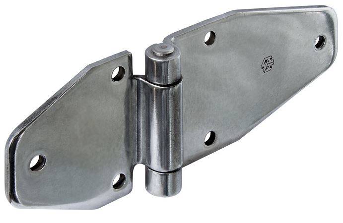 Zawias drzwiowy 187x65 mm - stal nierdzewna