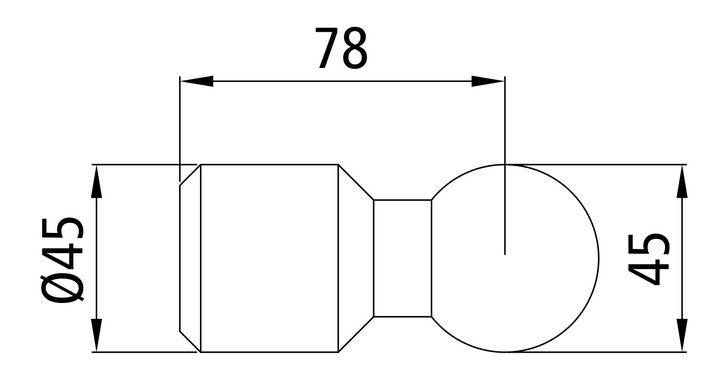 Kula 1002 fi 43 - podstawa okragła (8 t)