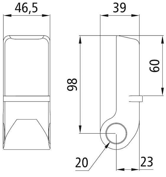 Zawias H120A