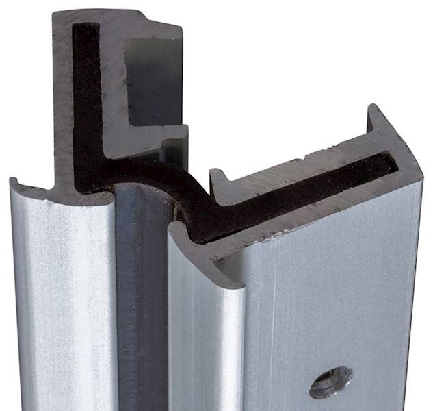 Zawias listwowy 24x24x4000 mm - 180 stopni