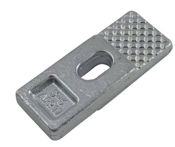 Konsola dolna , ocynk, 127x53/3 mm