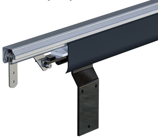 Profil stalowy C z mocowaniem uszczelki, L=7800 mm