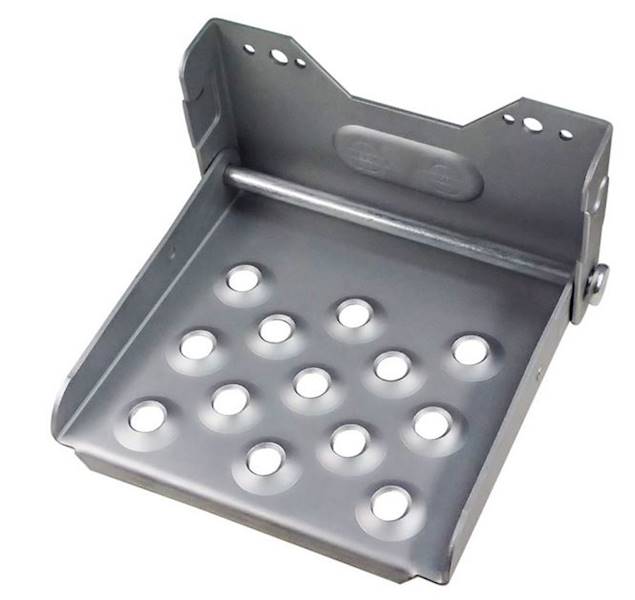 Stopień składany 1501, ocynk - 160x150mm