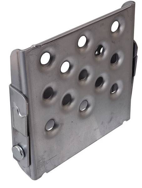 Stopień składany 1501, ocynk - 160x150mm