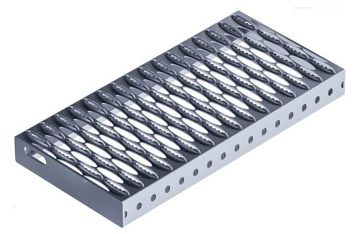 Stopień pojedynczy 750 x 240 mm (bez konsoli)