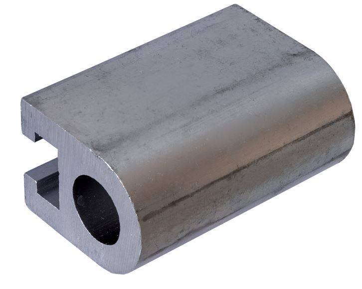 Gniazdo zawiasu 4041, aluminium surowe
