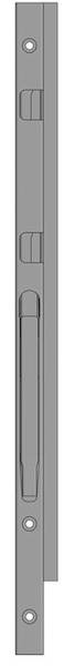 Słupek K20, przód lewy do burty 800 mm (2 zamki)